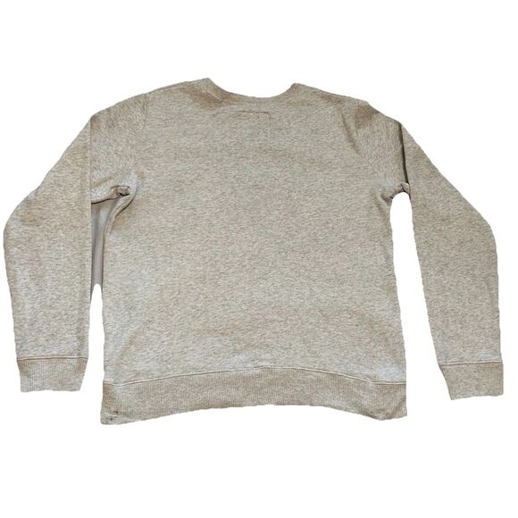 Hollister Sweatshirt Womens M Pullover Crewneck Spell Out Grey - Picture 8 of 9